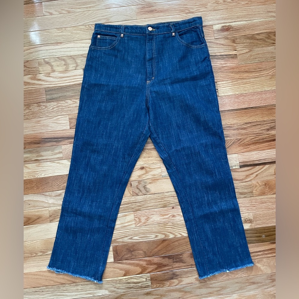 Judi Rosen High Rise Straight Leg Jeans